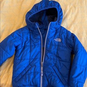 The North Face Blue Hooded Jacket Reversible